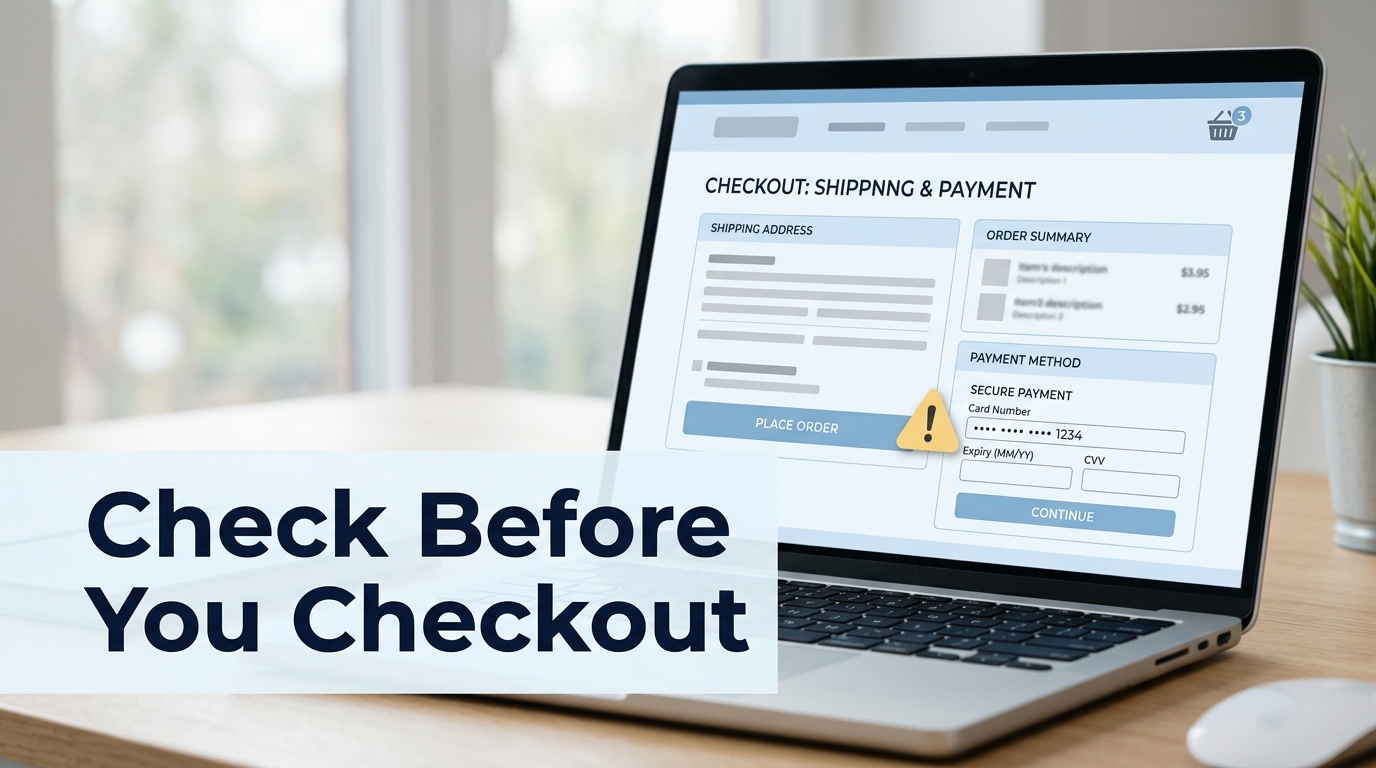 How to Spot a Fake Shopping Website (Before You Pay)